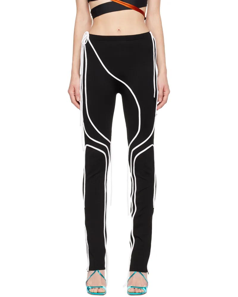 OTTOLINGER Black Strappy Leggings Black