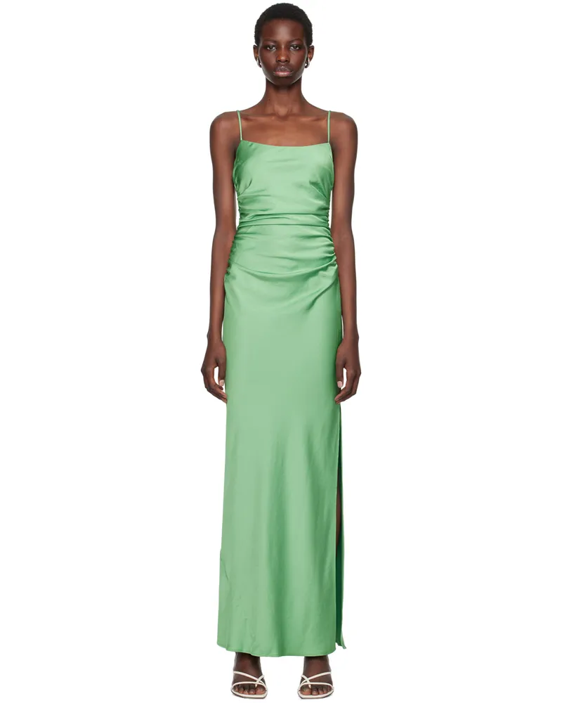 bec & bridge Green Emilia Scoop Neck Maxi Dress Green