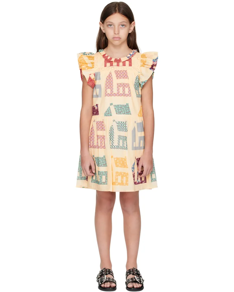 Sea Kids Beige Anneliese Dress Multi
