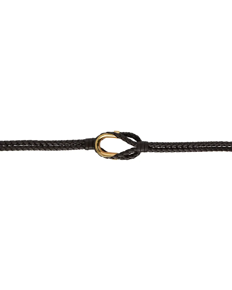 Bottega Veneta Brown Coaxial Belt 2190