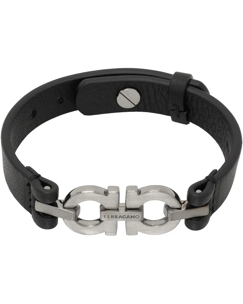 Ferragamo Double Gancini Bracelet Rutenio