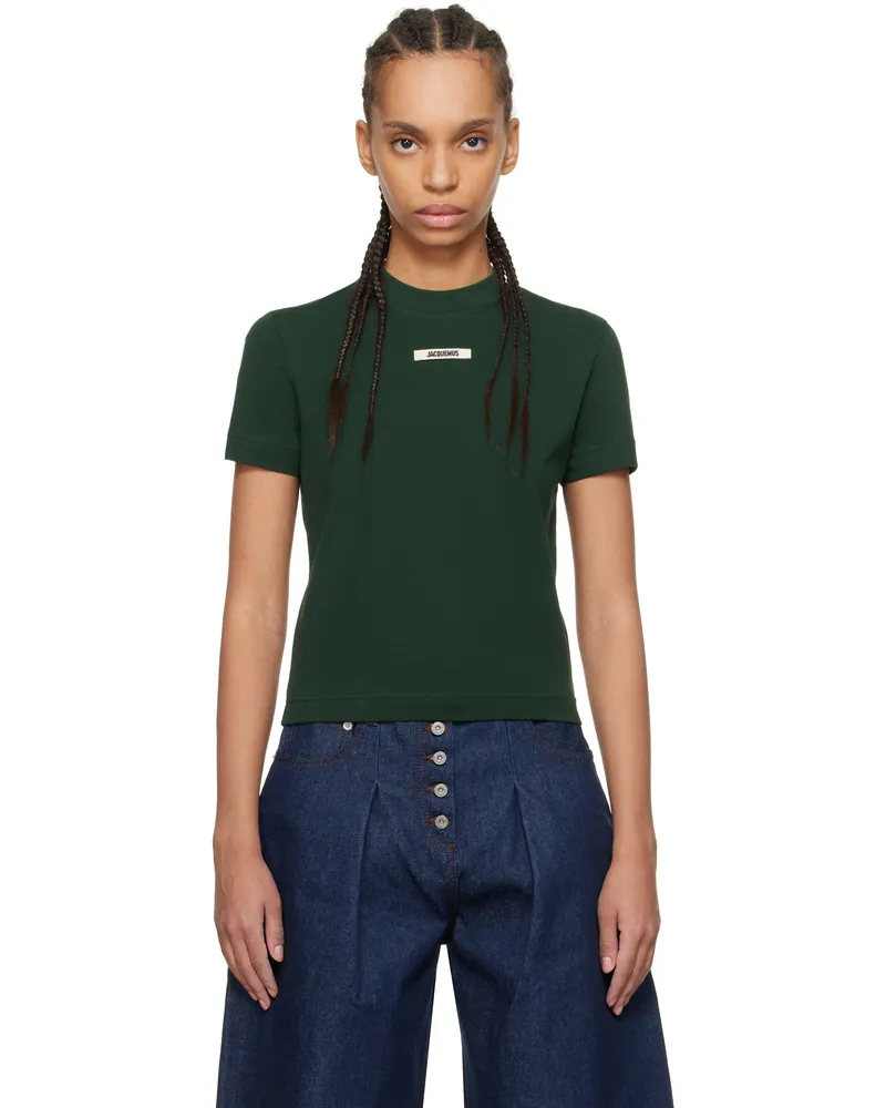 Jacquemus Green 'The Gros Grain' T-shirt 591