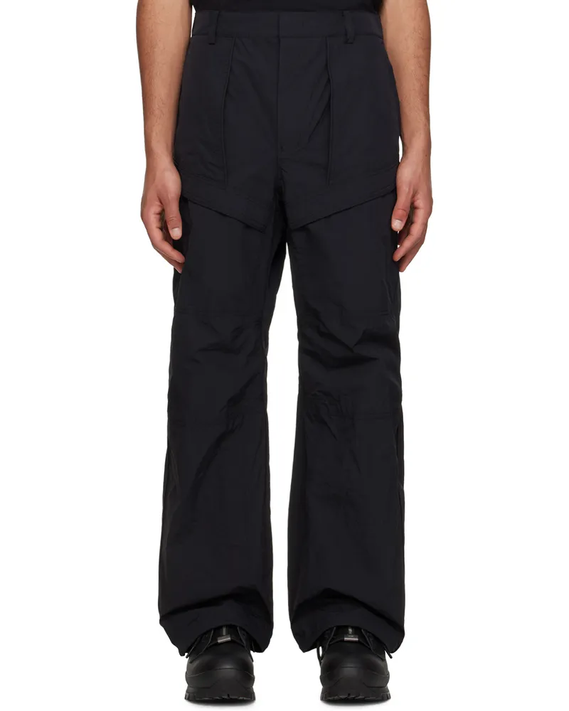 JUUN.J Black Paneled Trousers 5