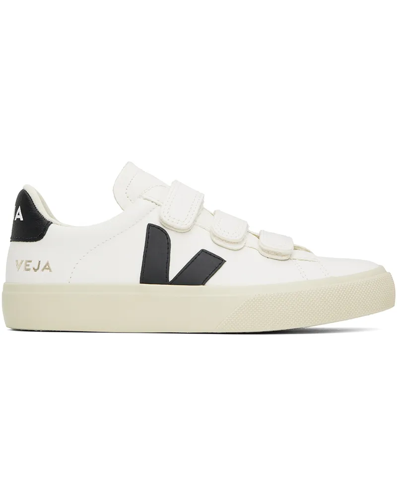 VEJA White Recife ChromeFree Leather Sneakers White_black