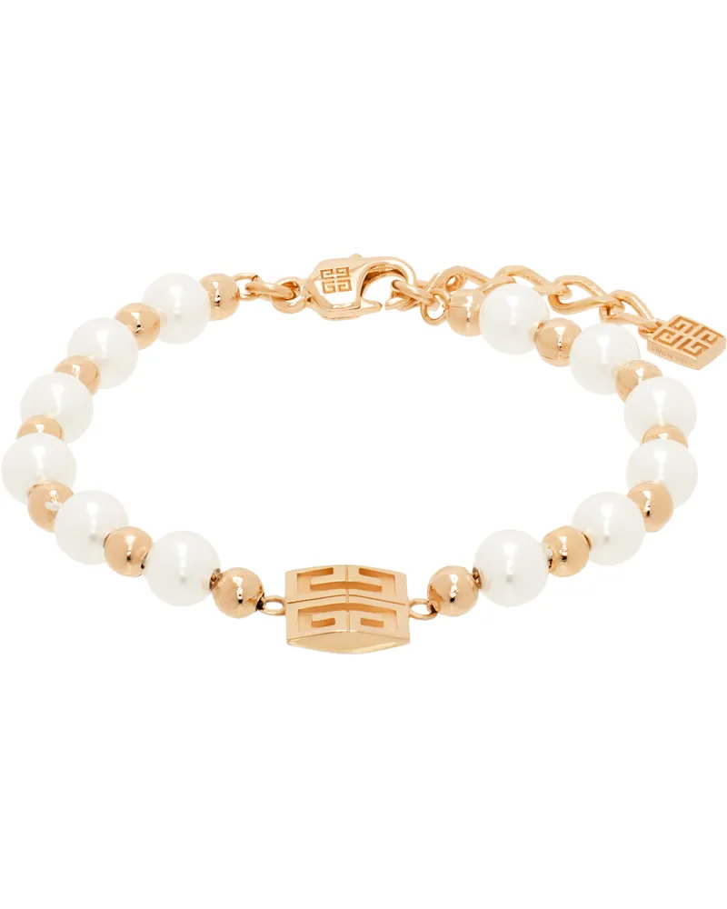 Givenchy Rose Gold & White 4G Bracelet 645-rose