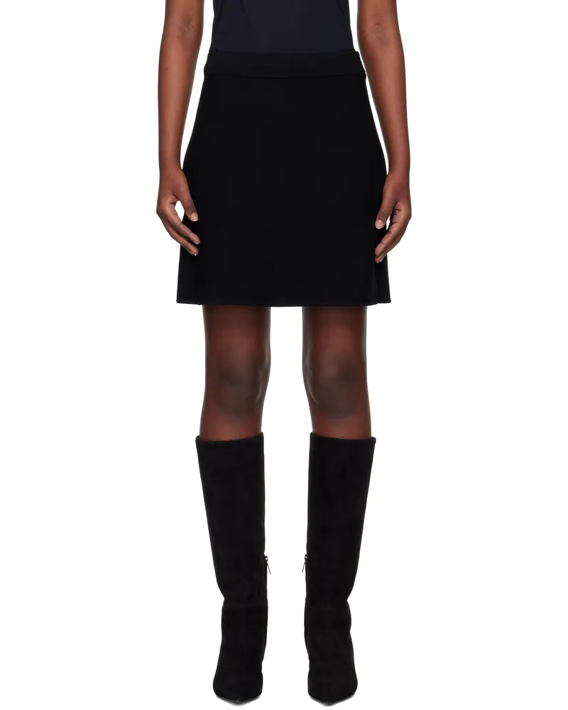Max Mara Black Butterfly Miniskirt 002
