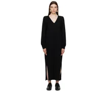 Black Paneled Maxi Dress