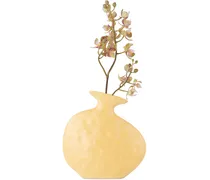 Yellow Flat Vase, 1.1 L