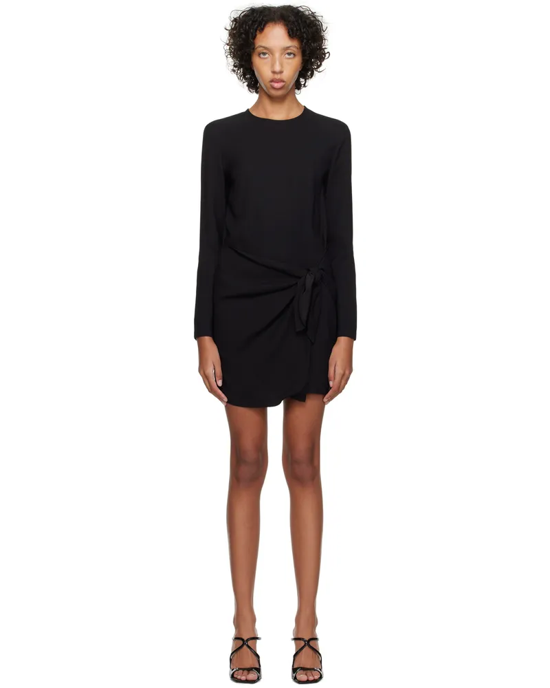 Moschino Black Tie Minidress A0555