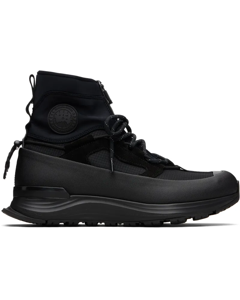 Canada Goose Black Glacier Trail High Sneakers 9061