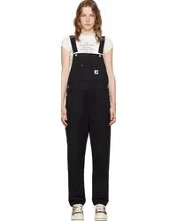 Carhartt WIP Black Norris Bib Overalls Black