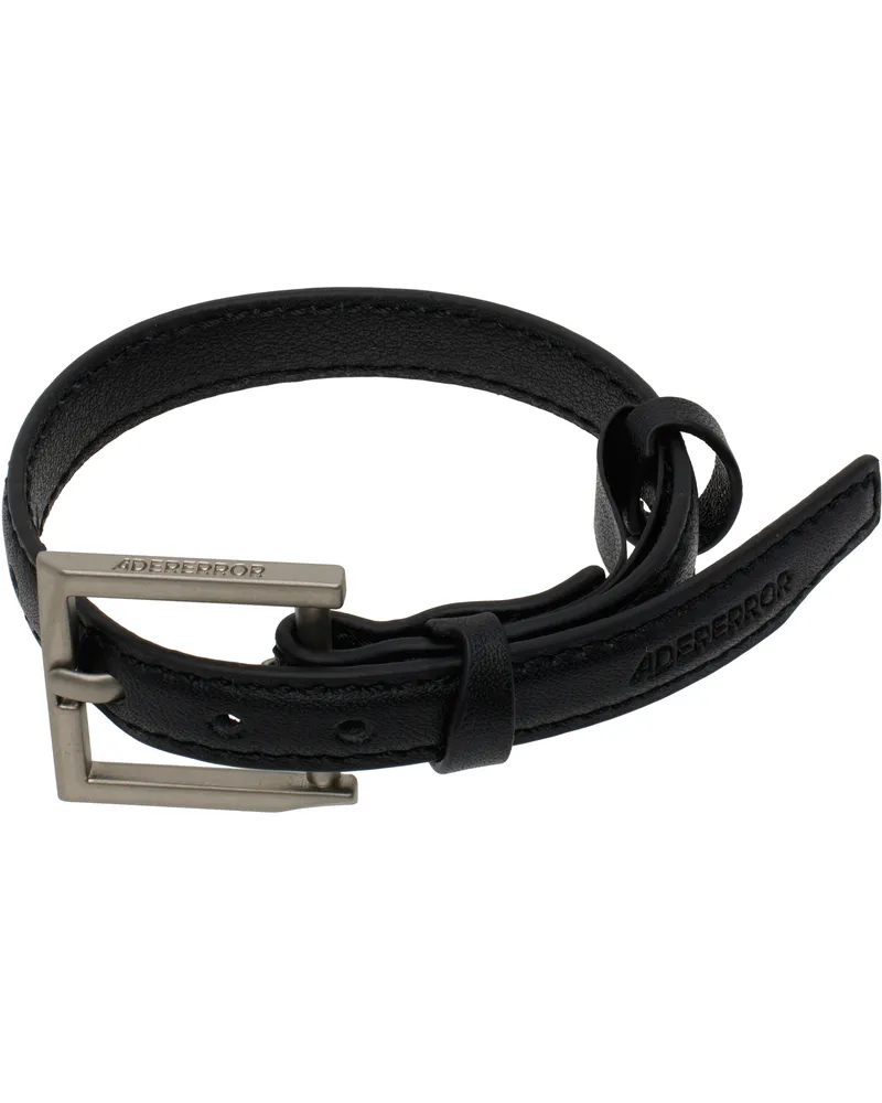 Adererror Black Tetraight Product 117 Bracelet Black