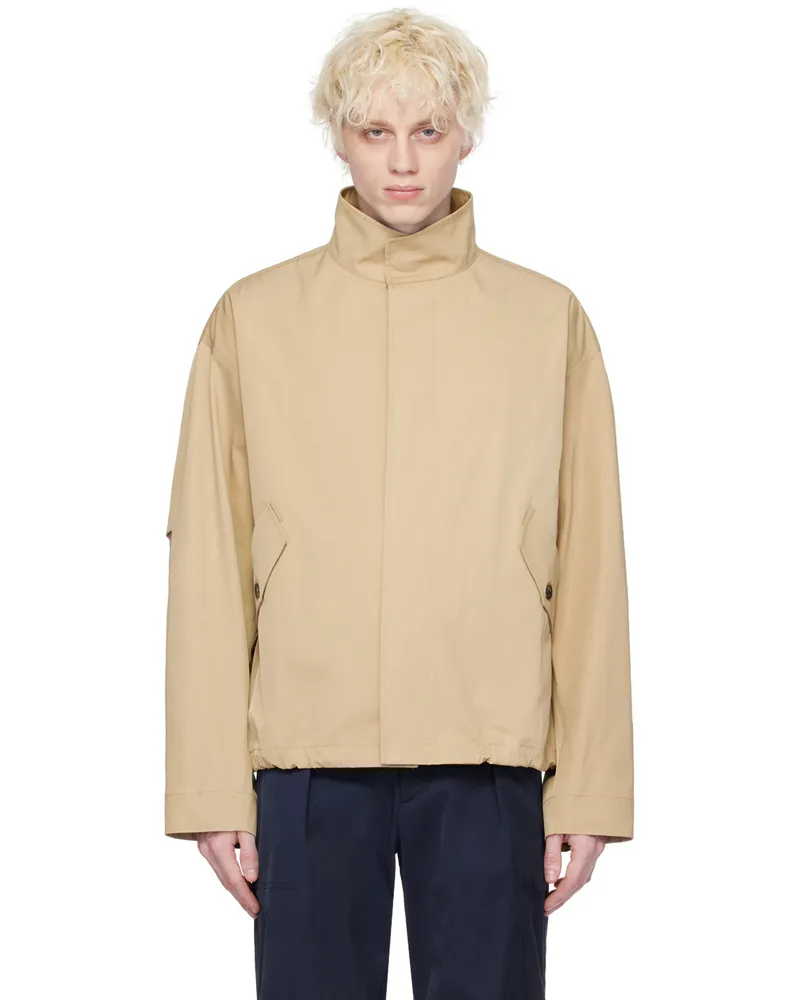 LE 17 SEPTEMBRE Beige Stand Collar Jacket Beige