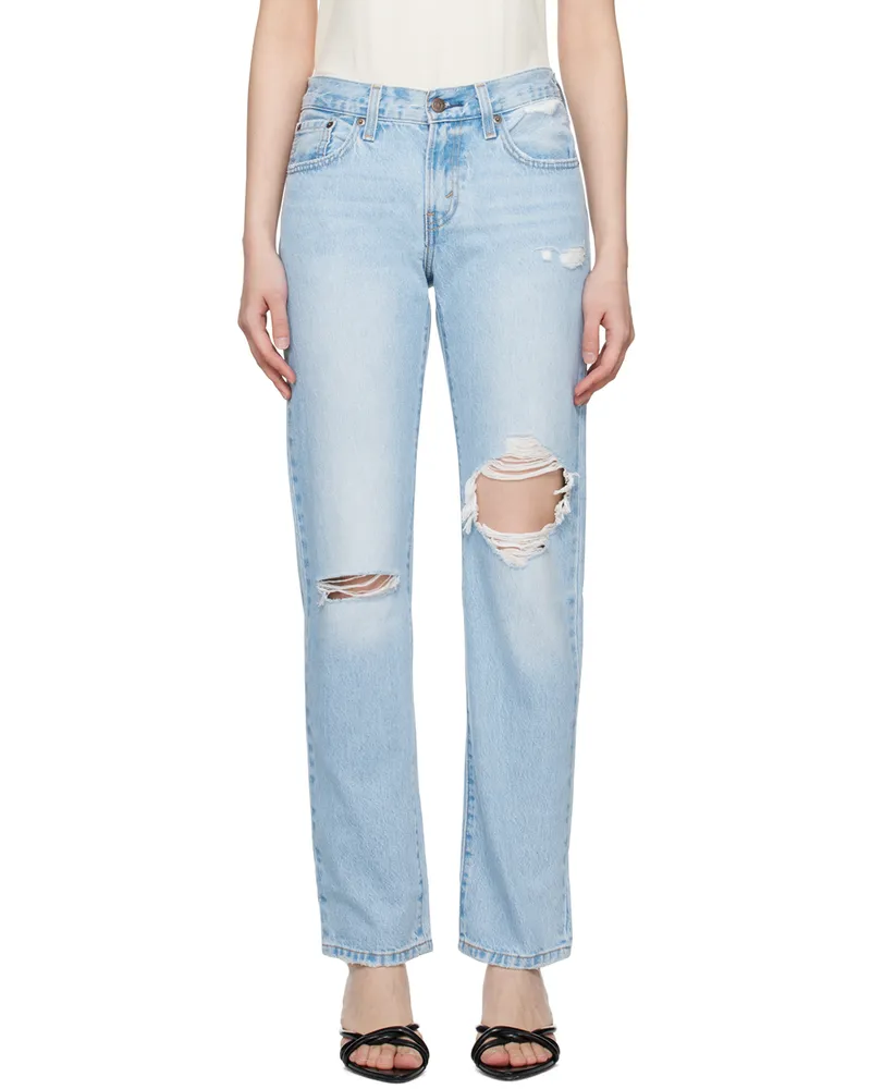 Levi's Blue Middy Straight Jeans Don't