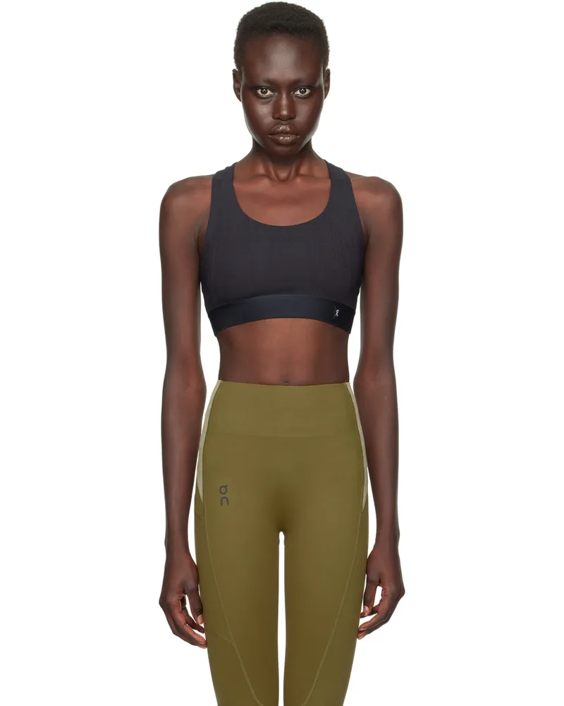ON Black Pace Sport Bra Black