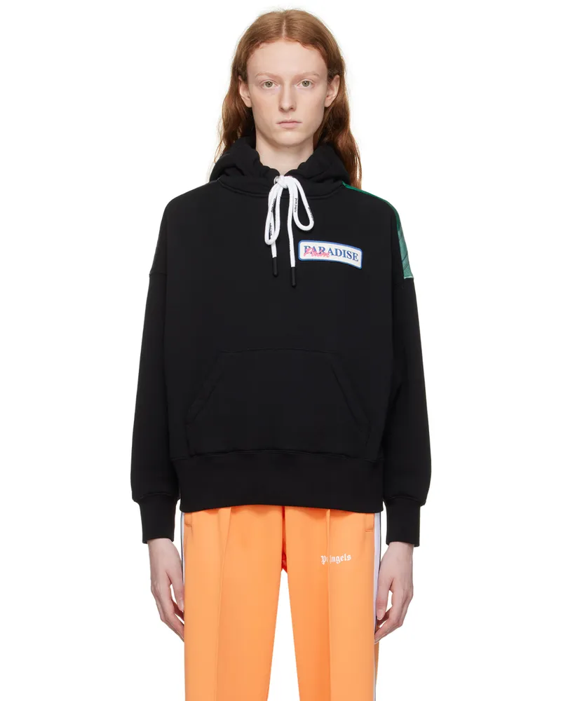 Palm Angels Black Miami Classic Hoodie Black