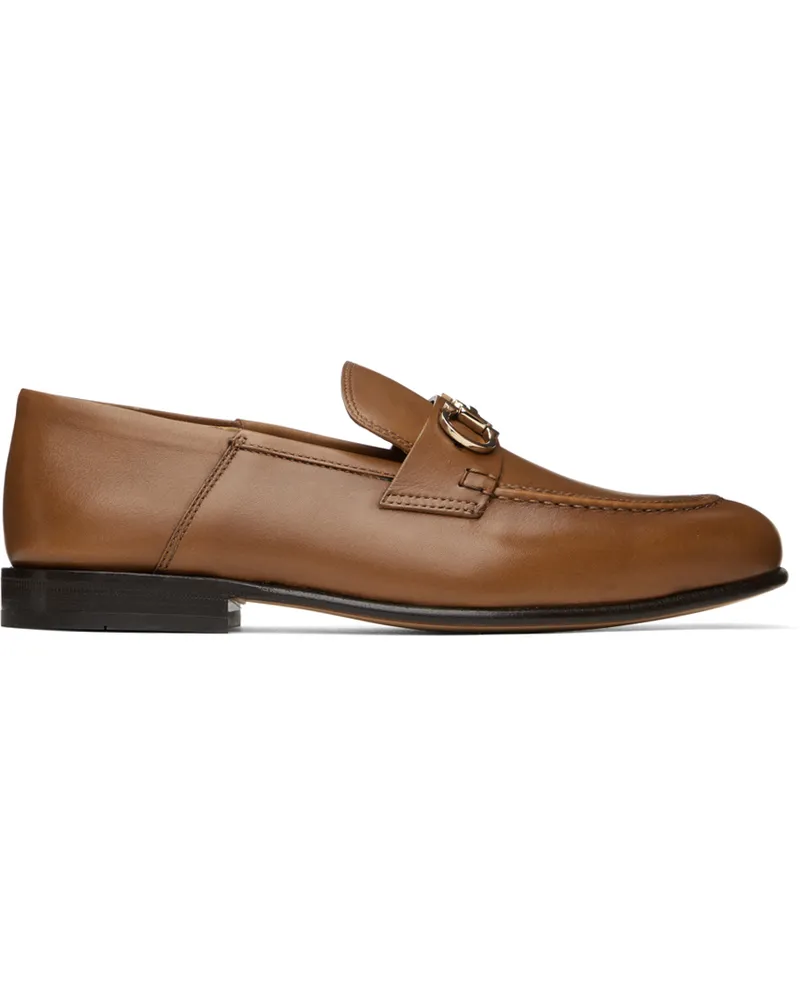 Ferragamo Tan Ottone Loafers 001