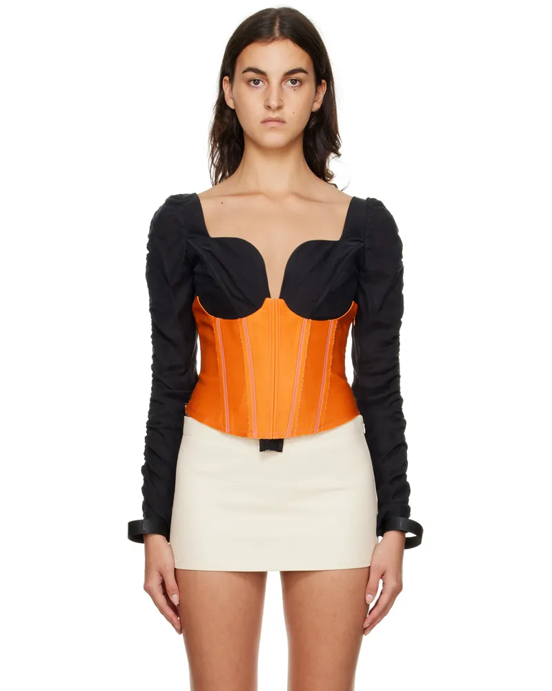 Miista Orange Vera Corset Orange