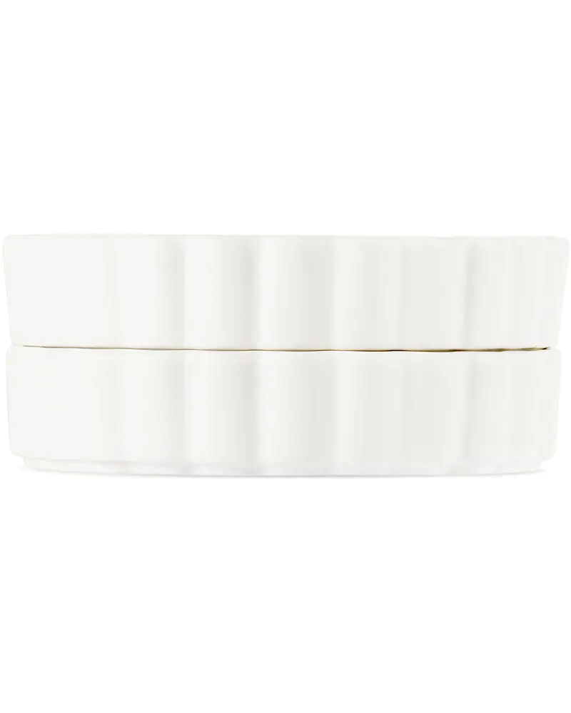 Fazeek White Wave Bowl Set White