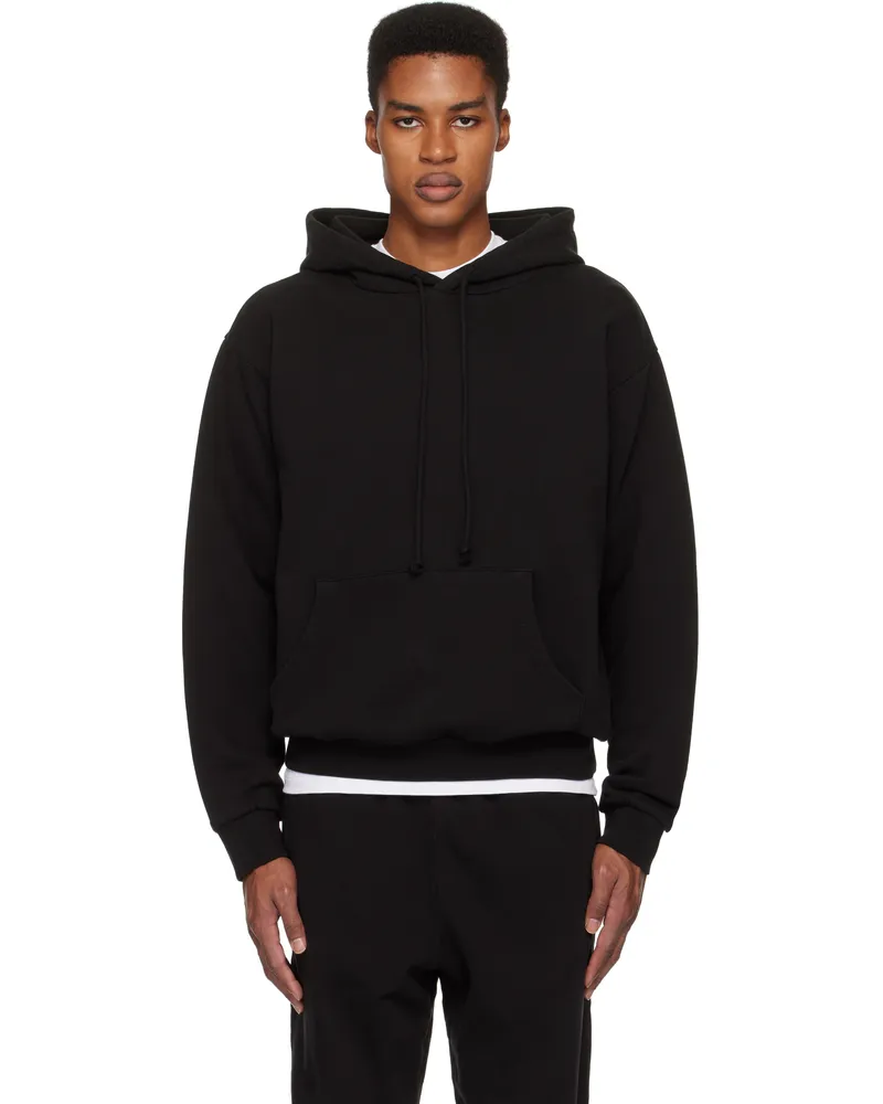 SKIMS Black Terry Classic Hoodie Washed