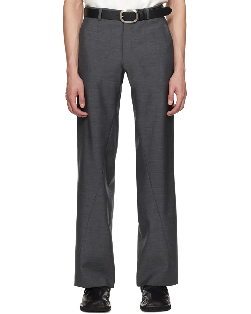 Bianca Saunders Gray Benz Trousers Ash