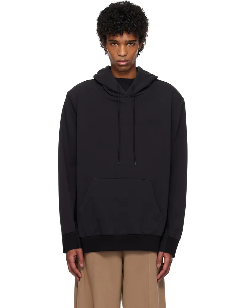 Maison Margiela Black Paneled Hoodie 961