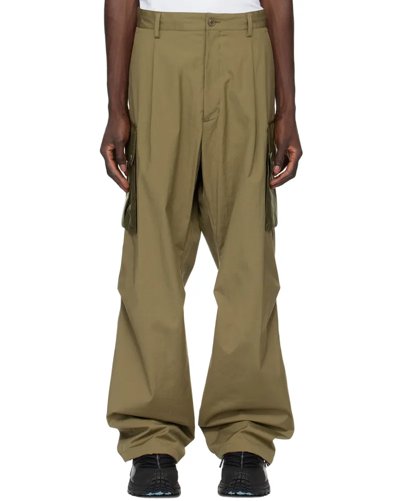 Moncler Khaki Cargo Pants Olive