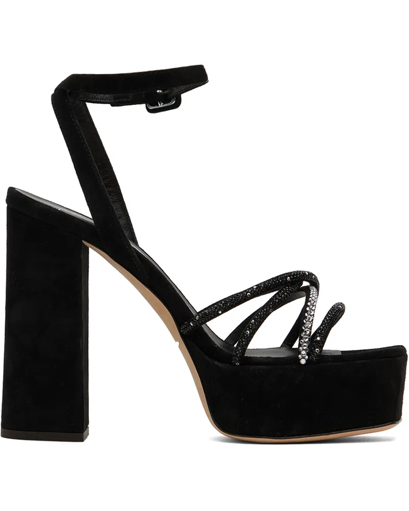 Giuseppe Zanotti Black Blasvegas 120mm Heeled Sandals Black