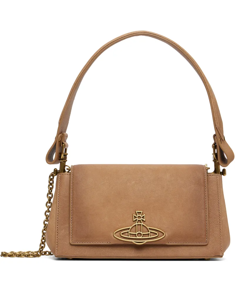 Vivienne Westwood Tan Hazel Medium Bag C406