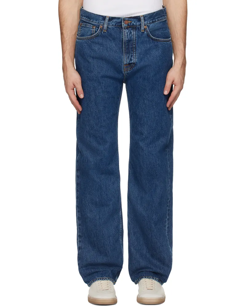Nudie Jeans Blue Tuff Tony Jeans Jazz