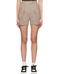 Max Mara Brown Jessica Shorts Clay