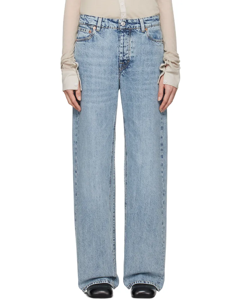 Our Legacy Blue Treble Cut Jeans Shadow