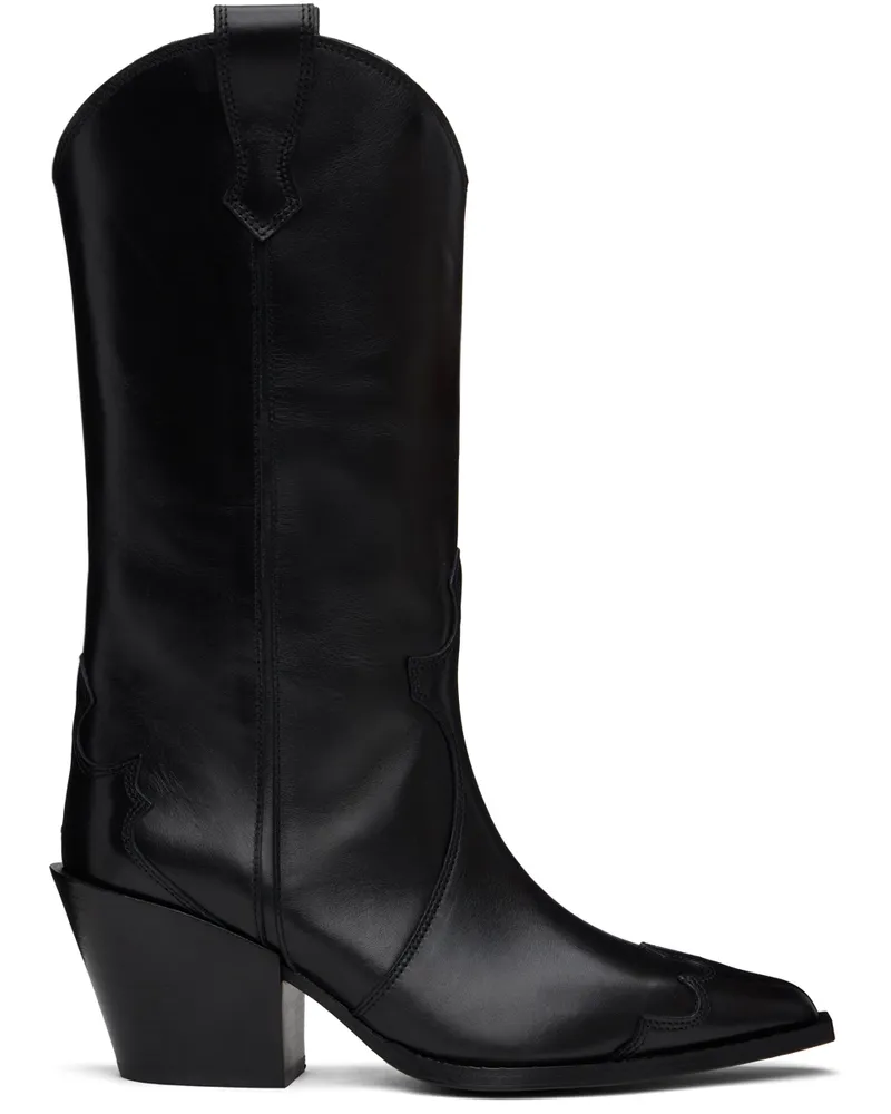 aeyde Black Ariel Boots Black