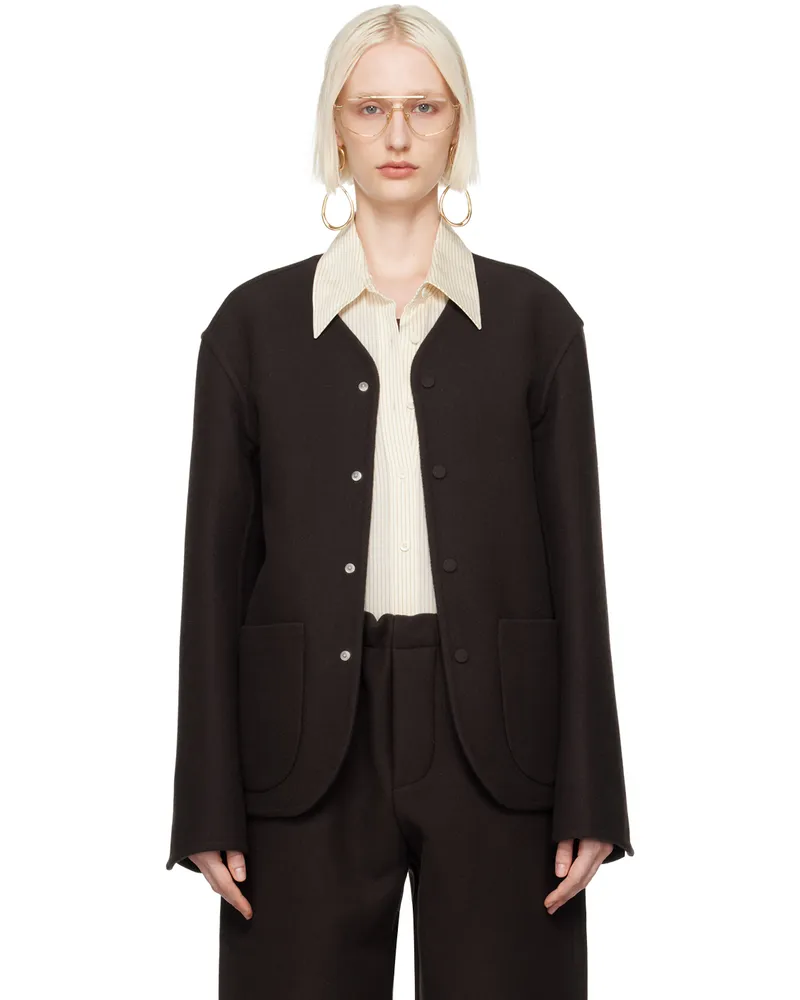 Meta Campania Collective Brown Leon Jacket Dark