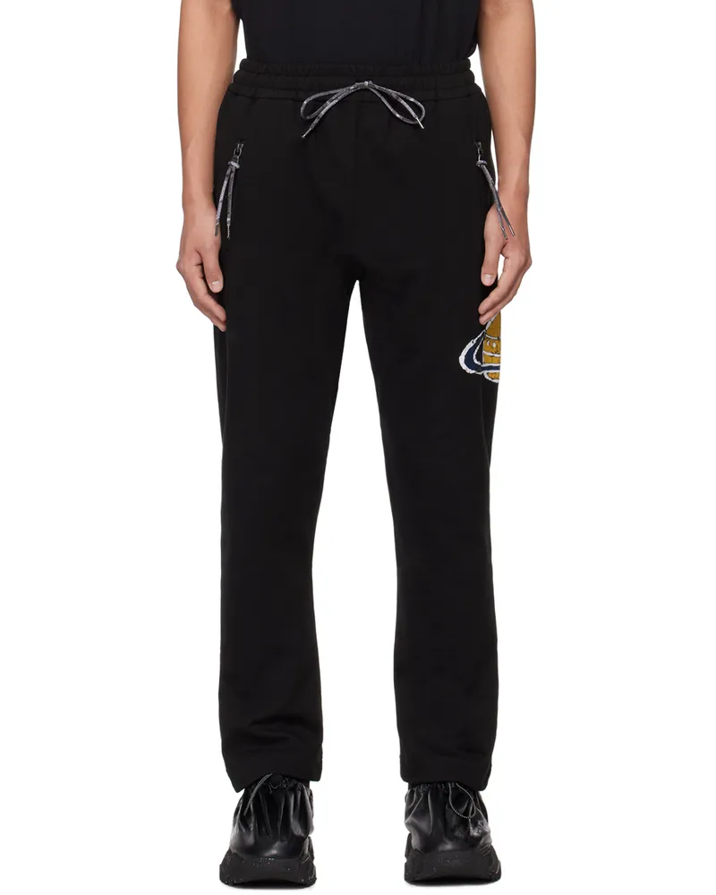 Vivienne Westwood Black Time Machine Sweatpants Ss24-n401
