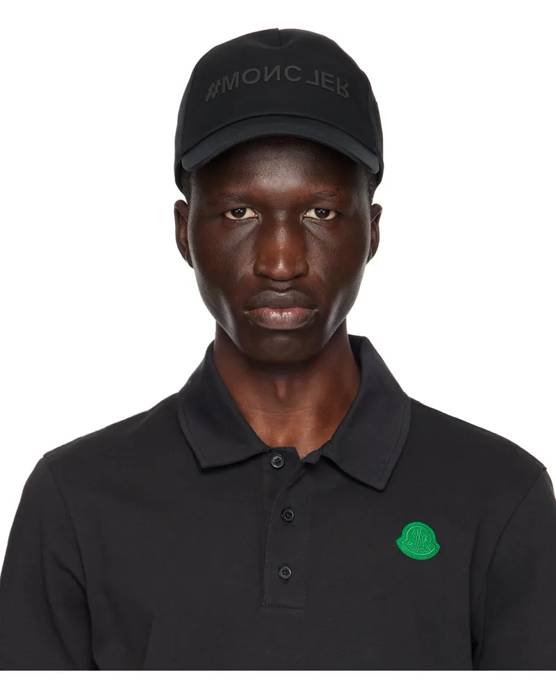 Moncler Black Baseball Cap Black