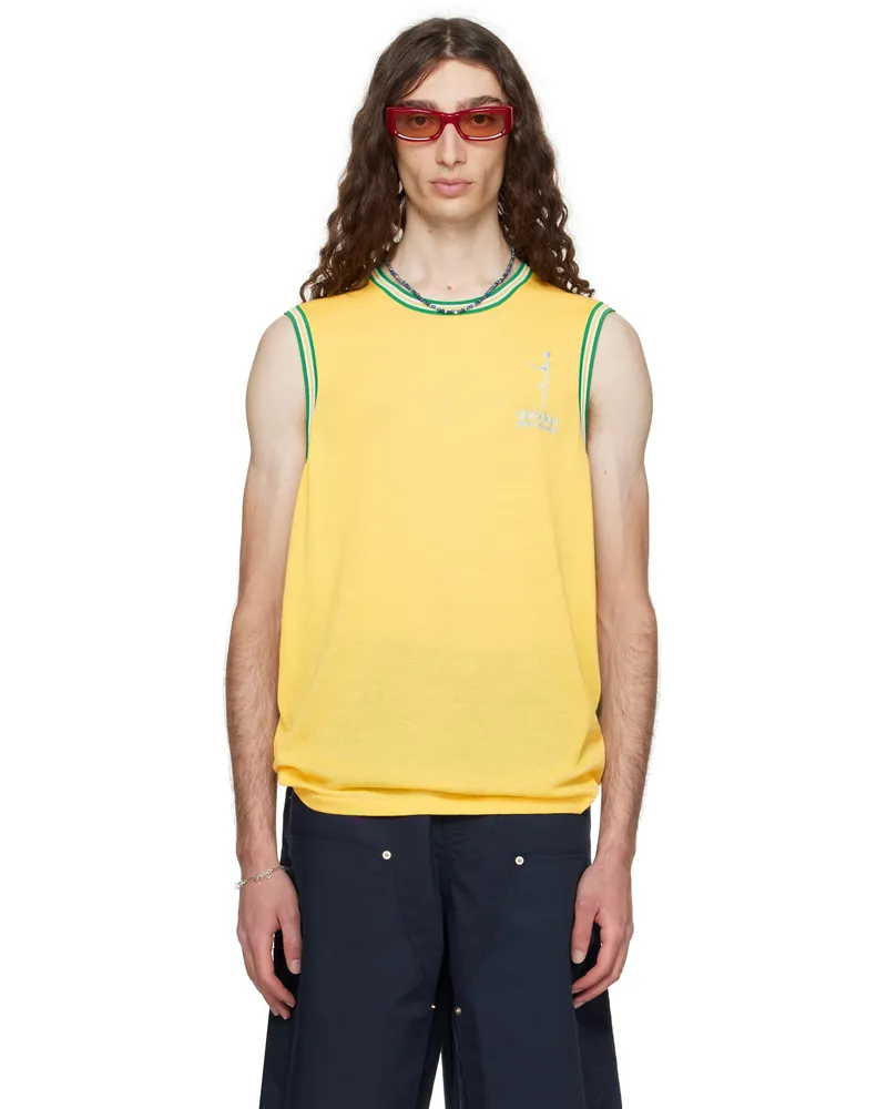 Wales Bonner Yellow adidas Originals Edition Jab Tank Top Spring