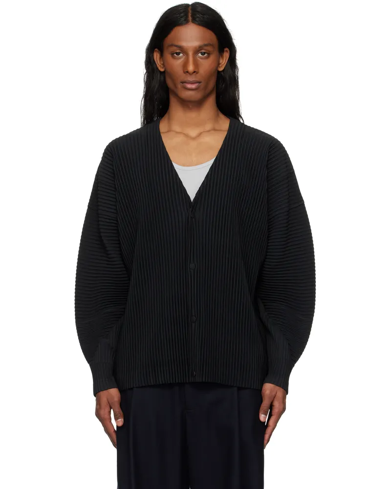 Issey Miyake Black Monthly Color April Cardigan 15-black