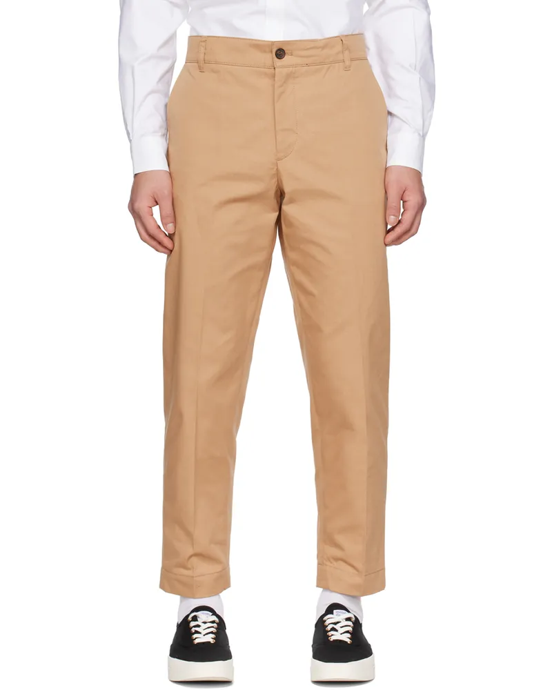 Kitsuné Tan Tapered Trousers P220