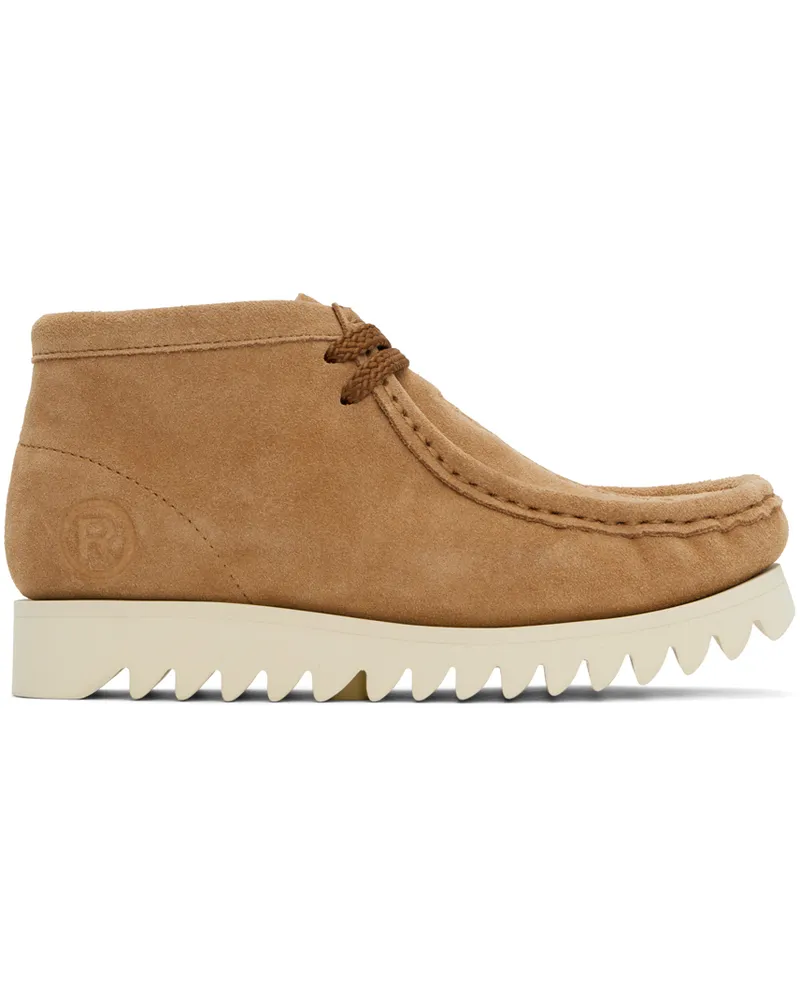 BAPE Beige Manhunt #1 Boots Brown