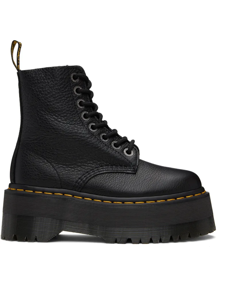 Dr.Martens Black 1460 Max Leather Platform Boots Black