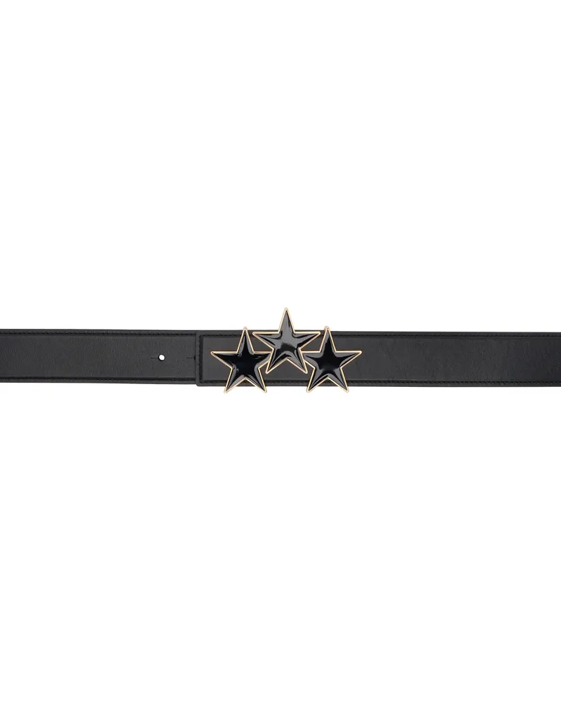 Amiri Black Three Star Belt Black