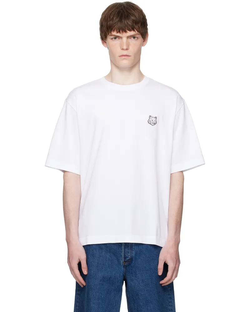 Kitsuné White Bold Fox Head Patch Comfort T-shirt P100