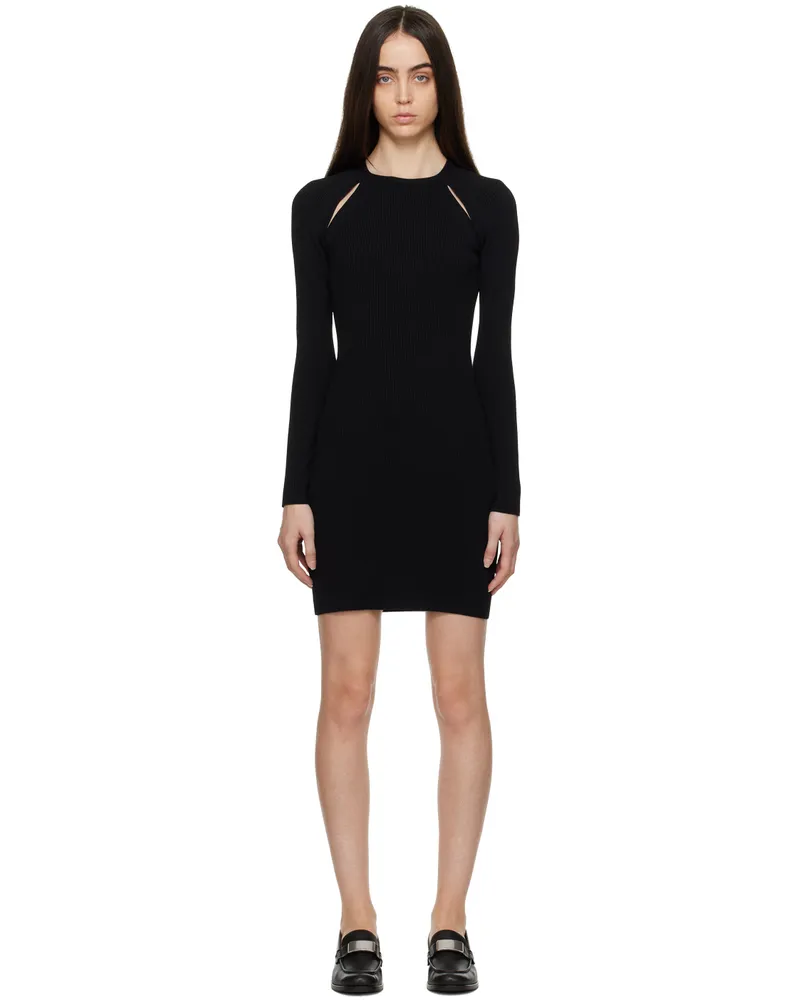 Rag & Bone Black Asher Minidress Black