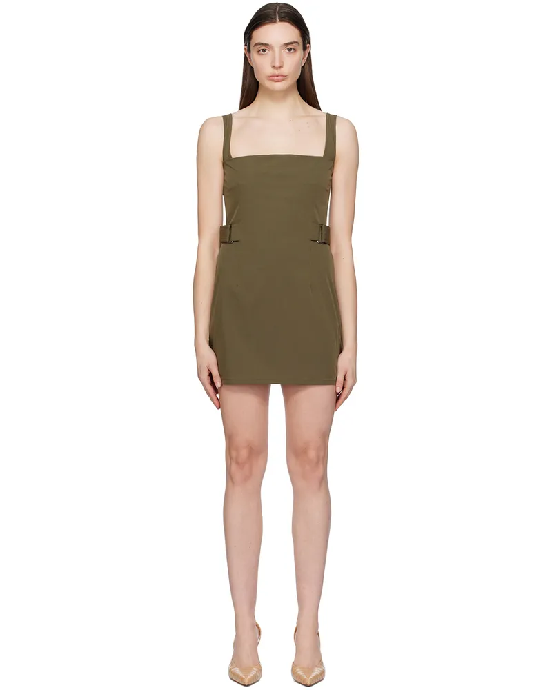 Miaou Green Mila Minidress Olive