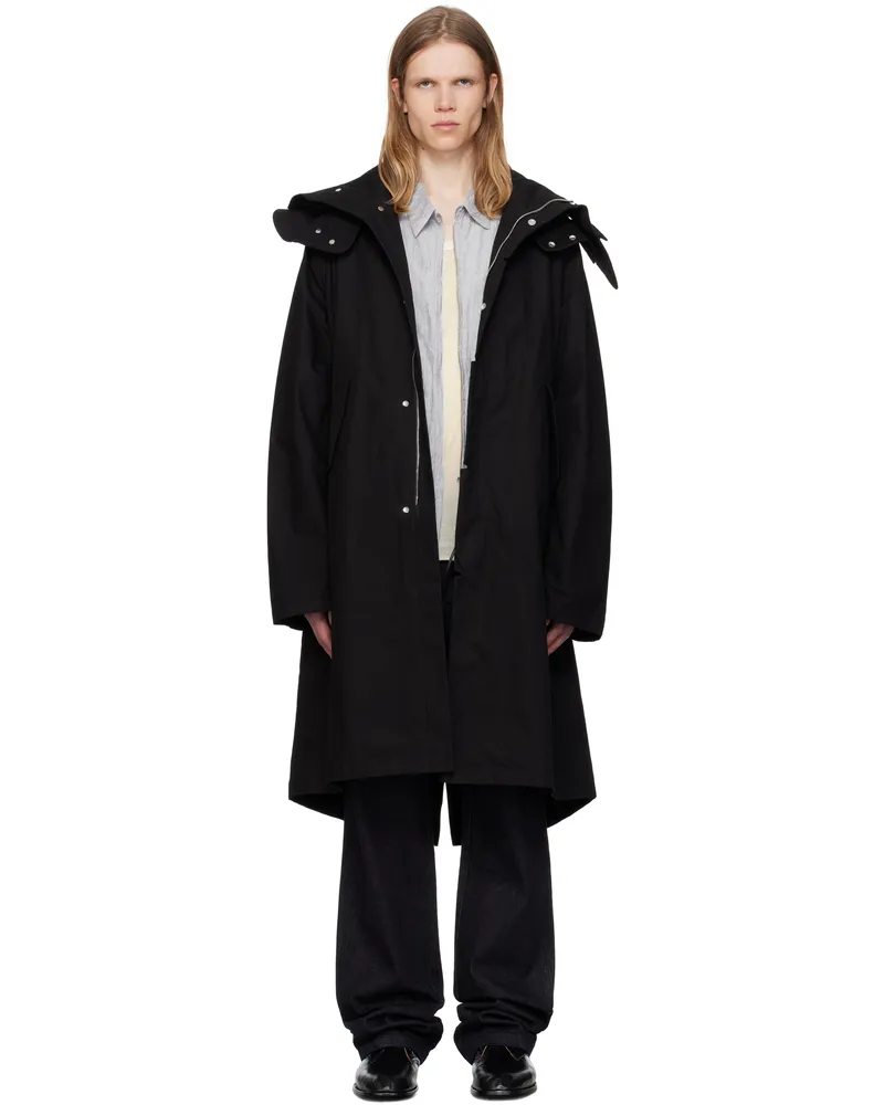 Post Archive Faction Black 8.0 Center Rain Coat Black