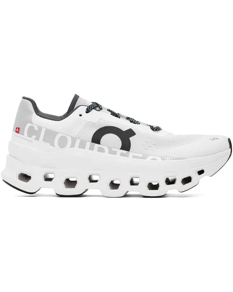 ON White Cloudmonster Sneakers All
