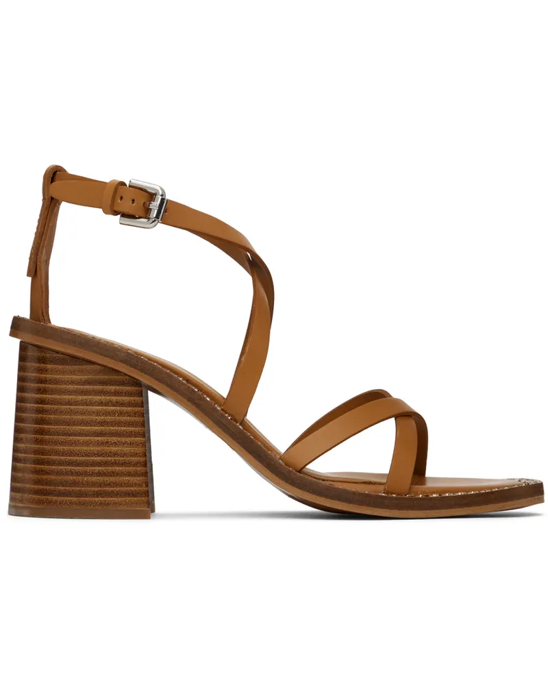 See by Chloé Tan Lynette Heeled Sandals Tan