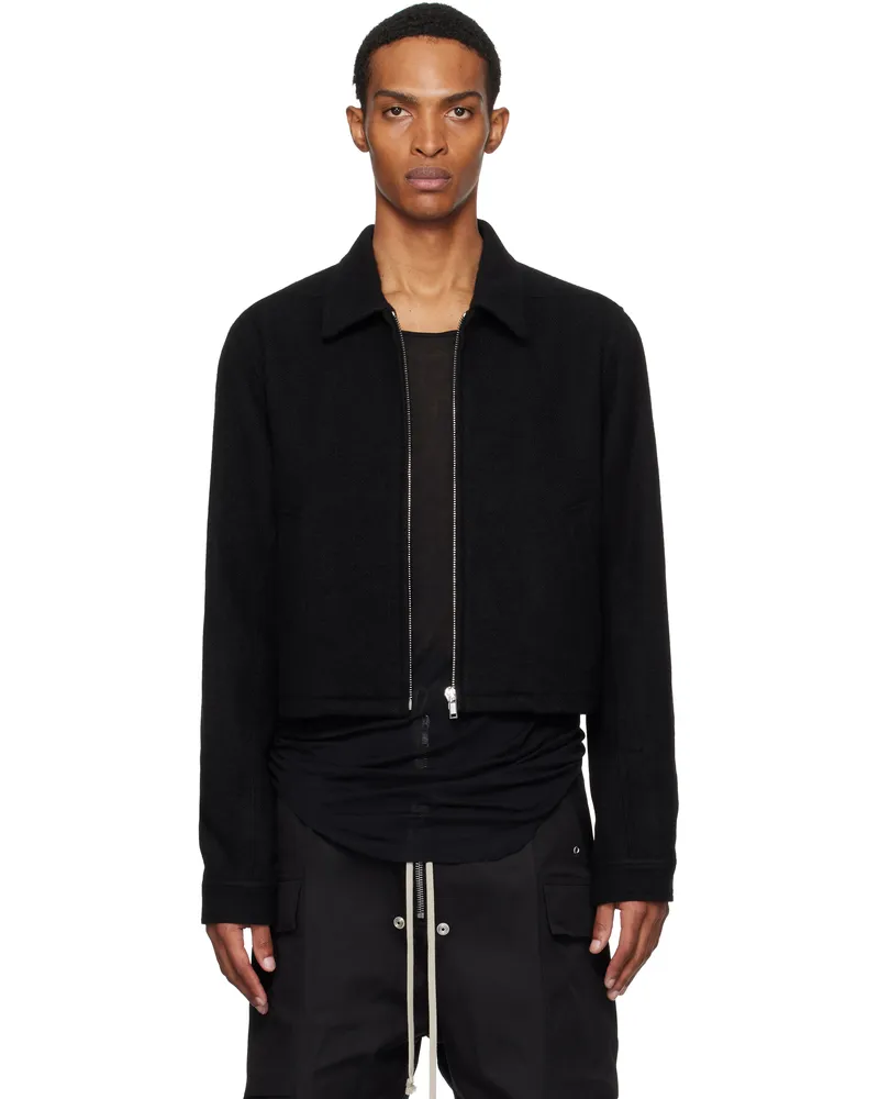 Rick Owens Black Concordians Alice Brad Jacket 09