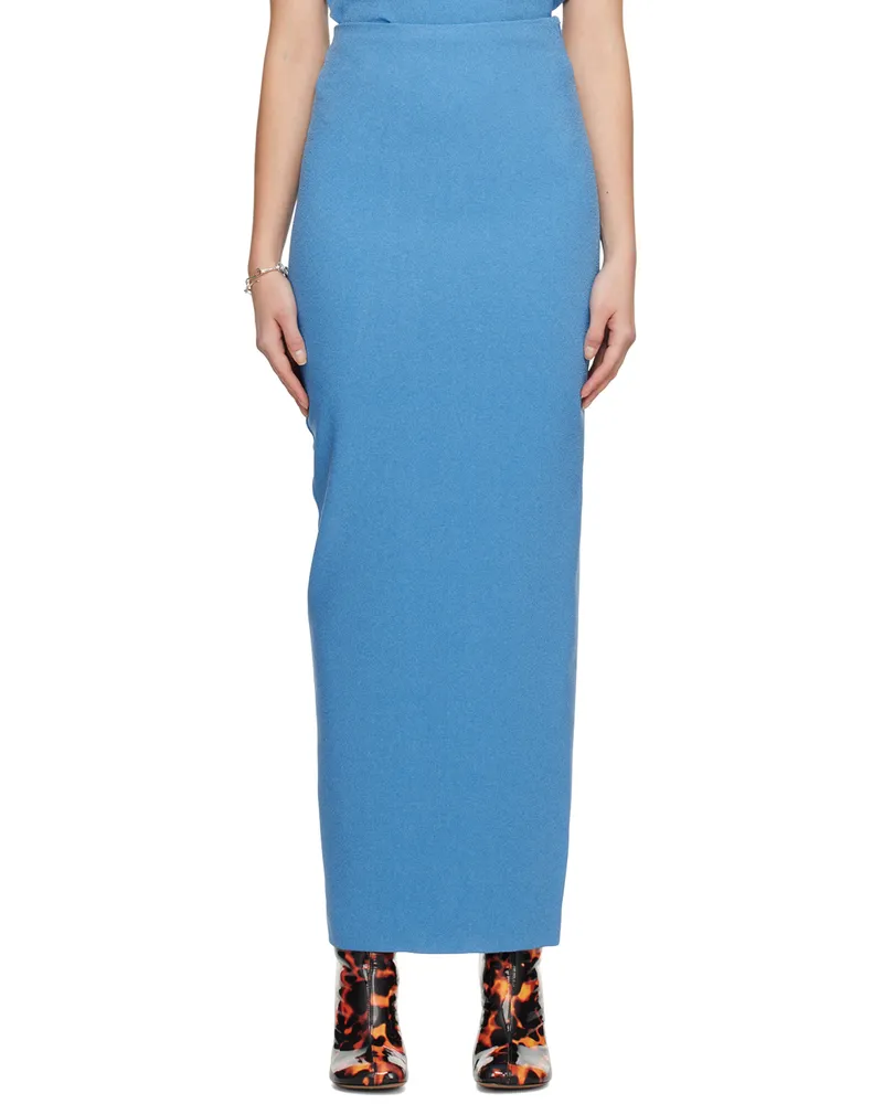Paris Georgia Blue Magda Maxi Skirt Island